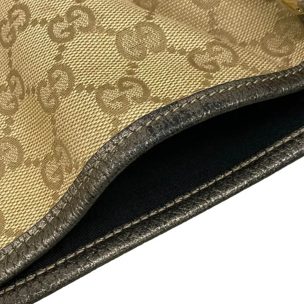 Gucci GG Pattern, Abbey Tote Bag 130736 Beige Gold Jacquard Leather